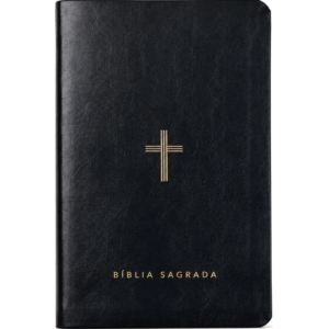 Bíblia Slim NVT | Poder da Cruz | Capa Luxo Preta